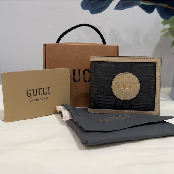 GUCCI Off The Grid Jumbo GG Bifold Mens Wallet - Picture 1 of 12